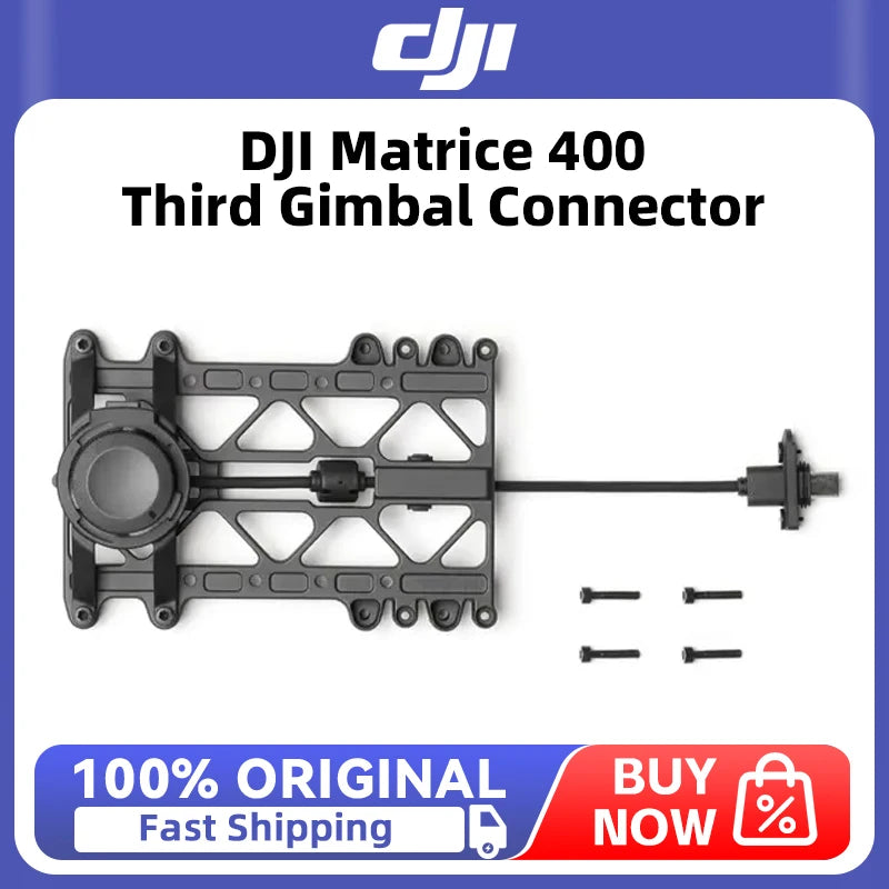 DJI Matrice 400 Third Gimbal Connector the payload can be mounted on the underside of DJI Matrice 400.
