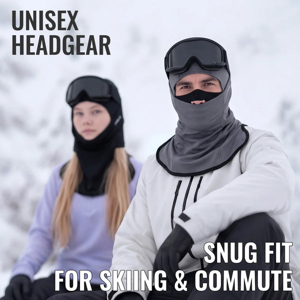 WRELS Balaclava Ski Mask Windproof Full Face Mask Thermal Fleece Helmet Lining Winter Men Women Motorcycle Outdoor Cycling Cap