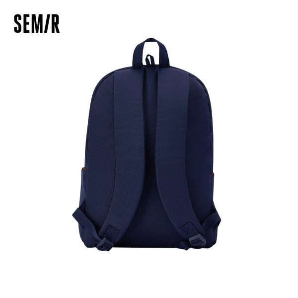 កាបូបស្ពាយបុរស Semir បោះពុម្ពអក្សរ កាបូបកុំព្យូទ័រយួរដៃសិស្ស សាមញ្ញ ងាយស្រួលពាក់ពេលចេញទៅក្រៅ ធម្មតា ធ្វើដំណើរប្រចាំថ្ងៃ កាបូបយួរ សម្ភារៈប្រើប្រាស់ប្រចាំថ្ងៃ 2026