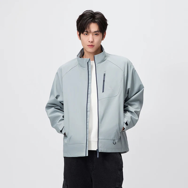 Semir Men Jacket Stand Collar Protective Loose Outdoor Sport Utility Casual Autumn Outerwear Urban Daily Wear 2026