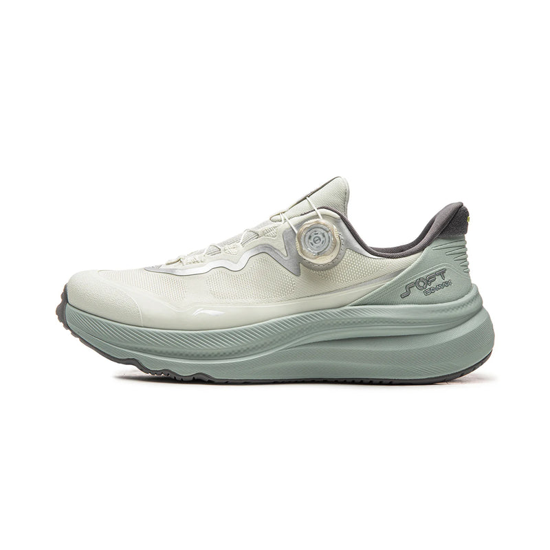 ស្បែកជើងកីឡា Li-Ning Unisex SOFT GO MAX 2 COMFOAM MAX Cushion កែងក្រាស់ រចនាបថទាន់សម័យ ស្បែកជើងដើរធម្មតា AGLW131
