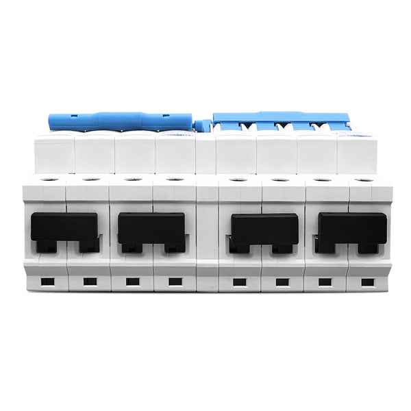 TOMZN 4P Plus 4P DC MTS Dual Power Manual Transfer Switch Circuit Breaker MCB for PV System 4P+4P