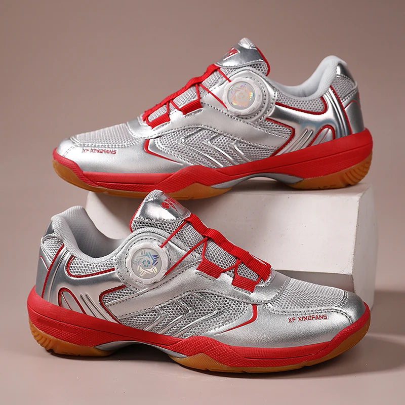 Mens Badminton Shoes High Elasticity Midsole Support Strong Wrapping Indoor Outdoor Fields Anti Twist Stable Training Sneakers