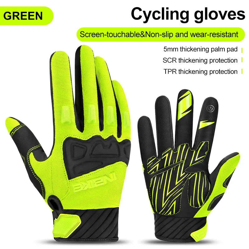 INBIKE MTB Cycling Gloves Man Touchscreen Men’s Sport Gloves Mountain Bicycle for Motorcycle Outdoor Cycling Bike Accessories