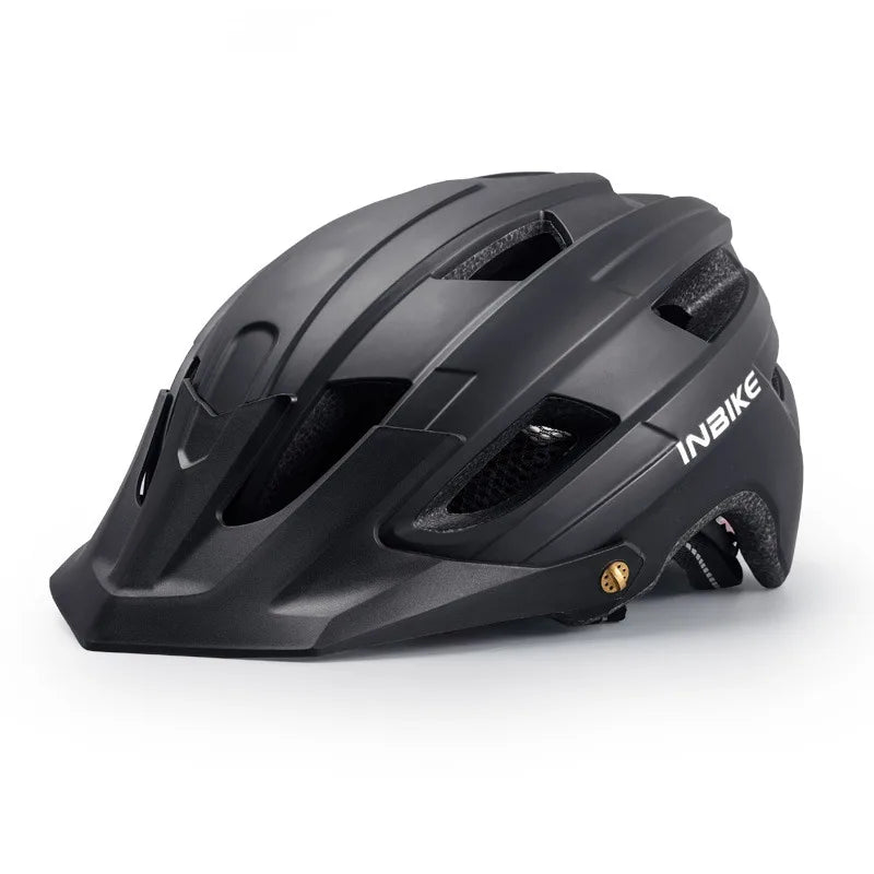 INBIKE Bicycle Riding Helmet With USB Rechargeable LEDRear Light Mountain Road Bike Helmet For Men Women MTB Cycling Accessories