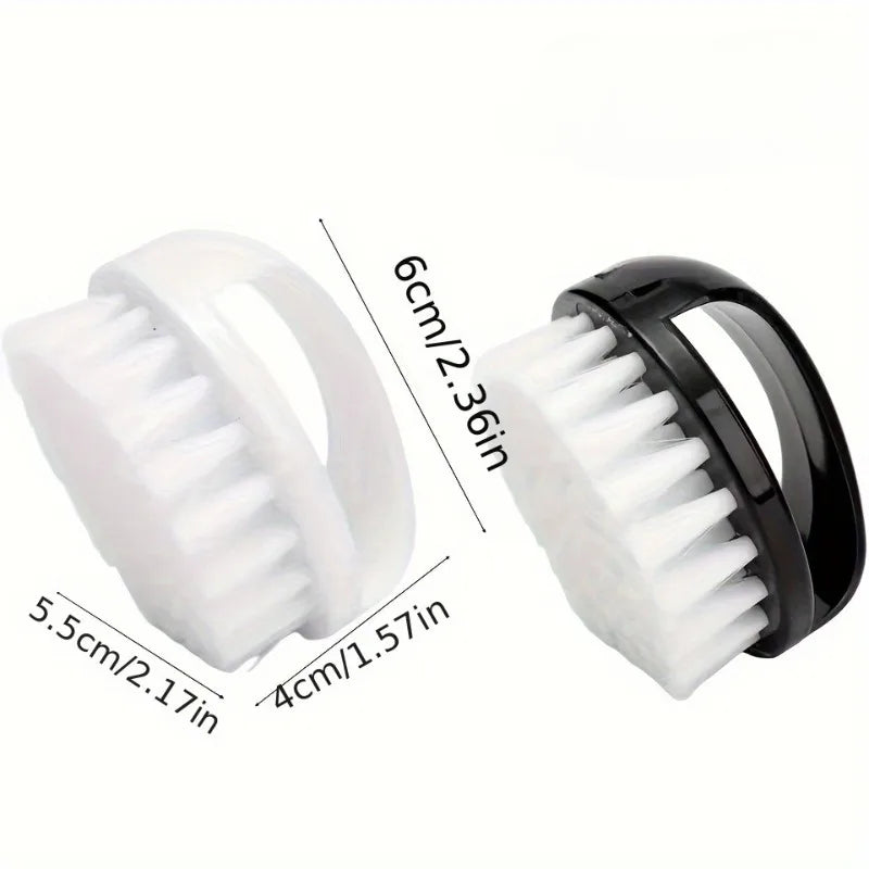 1pc Nail Dust Cleaning Brush - Hard Bristles with Ergonomic Design, Suitable for Manicures And Foot Care,Portable Nail Brush.