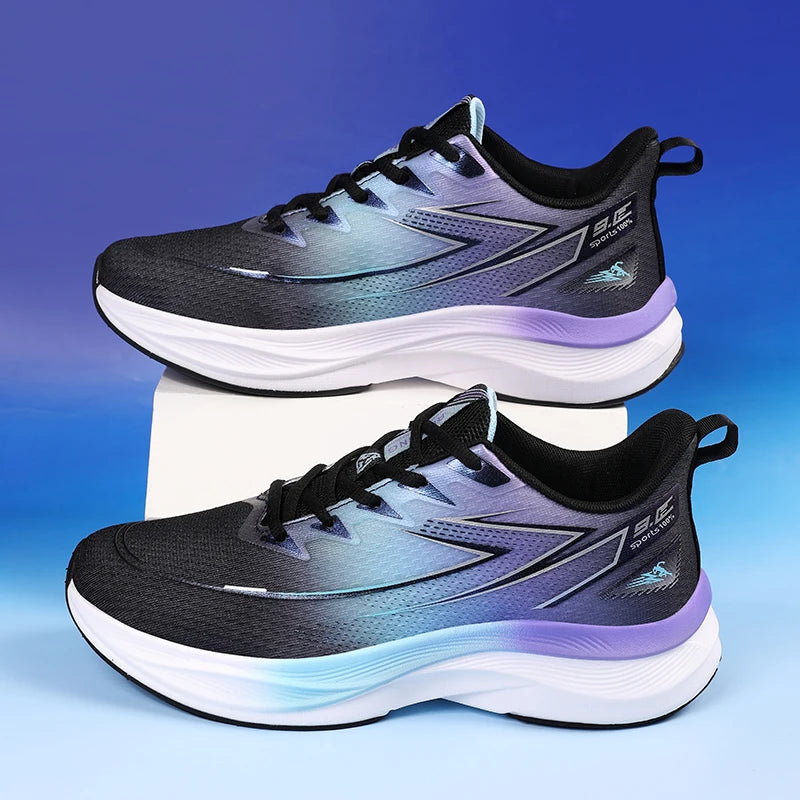 Mens Running Shoes 2025 New High Quality Jogging Shoes Fashion Casual Flat Lace-up Lightweight Sneakers for Women