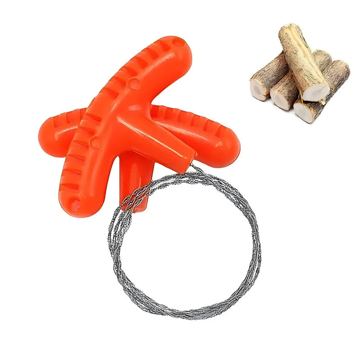 Outdoor Manual Hand Steel Wire Saw Survival Tools Hand Chain Saw Cutter Portable Travel Camping Emergency Gear Steel Wire Kits