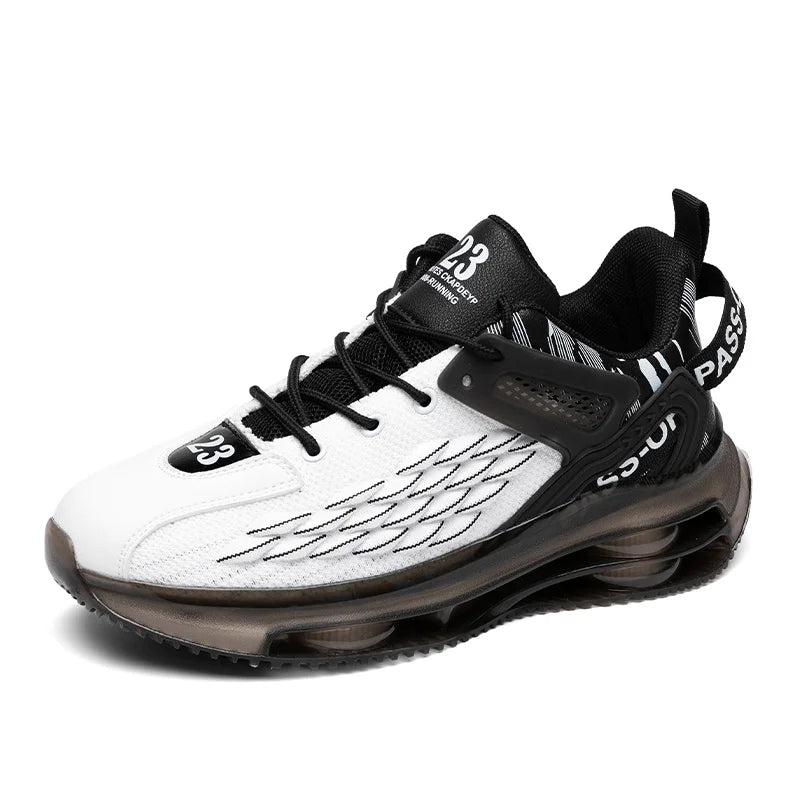 Men's Casual Sneakers Spring Summer New Breathable Light Racing Outdoor Running Shoes Soft Sole Wear-Resistant Speed Sports Shoe