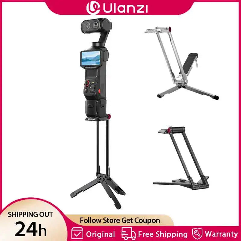 ជើងកាមេរ៉ាម៉ាញេទិកចល័ត Ulanzi សម្រាប់ Luna Ultra MA66L ជើងទ្រតុបត់បាន Manti Tripod អាចលៃតម្រូវបាន 360° សម្រាប់ Vlog Live