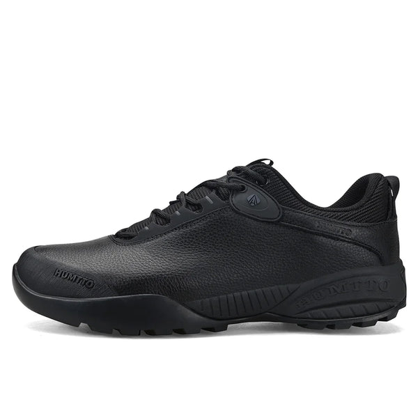 HUMTTO New Men's Hiking Shoes Breathable Non-slip Winter Outdoor Sneakers Luxury Designer Genuine Leather Trekking Shoes for Men