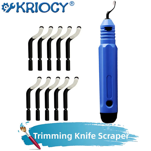 Hand Trimming Knife Deburring Scraper NB1100 Chamfer Trimming Removal Aluminum Alloy Plastic Waste Edge Tool Handle with Blade