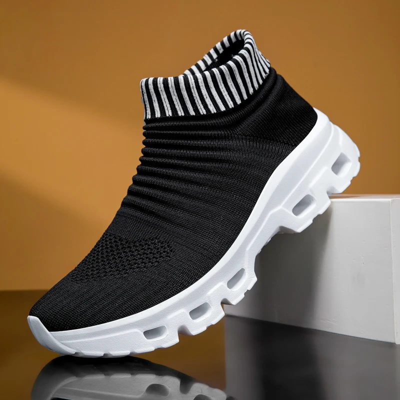 Mens Walking Shoes 2025 New Lightweight Mesh Breathe Thick Soled Comfort Unisex Daily Casual Outdoor Sports Leisure Sneakers