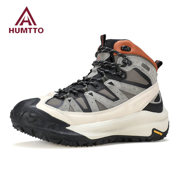 HUMTTO Keep Warm Hiking Shoes for Men Non-slip Trekking Boots Breathable Outdoor Men's Sports Shoes Winter Designer Sneakers Man