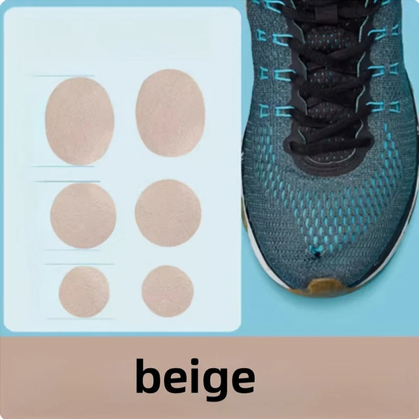 6pcs Women's Self-Adhesive Shoe Patches - Soft PU Leather Repair Patches for Shoe Sides, Lining, and Heel.solid and stable
