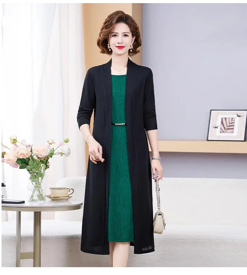 រ៉ូបពីរដុំក្លែងក្លាយ រ៉ូបខ្លី រ៉ូបខ្លី រ៉ូបរដូវផ្ការីក និងរដូវស្លឹកឈើជ្រុះ រ៉ូបបែប Vintage សម្រាប់នារី រ៉ូប Bodycon ឆើតឆាយ