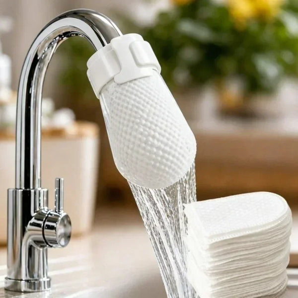 24pcs Kitchen Faucet Filter Bag Set,Includes 20 Filter Cartridges and 4 Fixing Straps,Pre-Filter for Intercepting Rust, Scale.