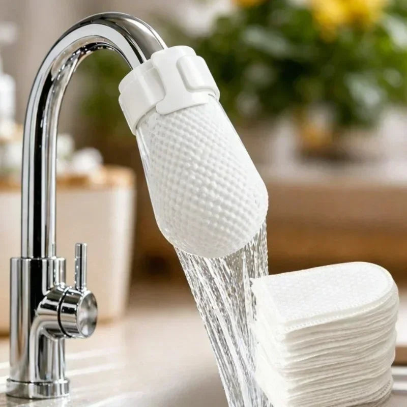 24pcs Kitchen Faucet Filter Bag Set,Includes 20 Filter Cartridges and 4 Fixing Straps,Pre-Filter for Intercepting Rust, Scale.