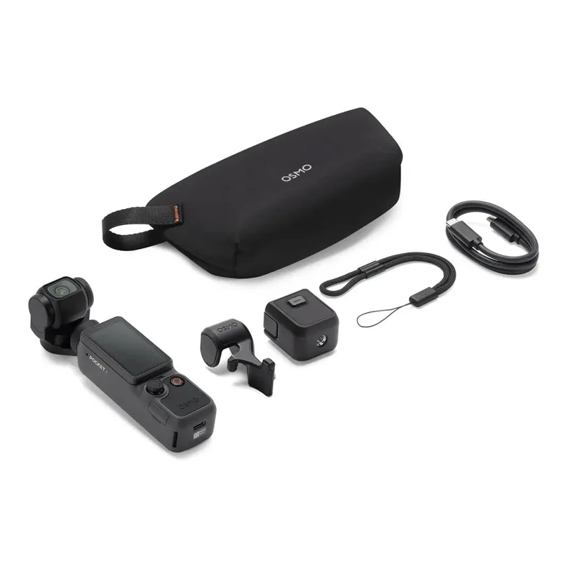 DJI Osmo Pocket 4 1" CMOS & 4K/240fps 3-Axis Stabilization & Rotatable 107GB Built-In Storage & 800MB/s Transfer