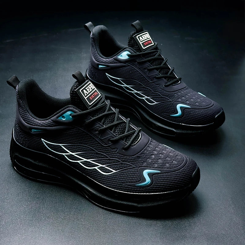 Mens Running Shoes 2025 New Outdoor Breathable Leisure Fashion Mesh Sneakers Outdoor Sports Trendy Tennis Shoes for Men