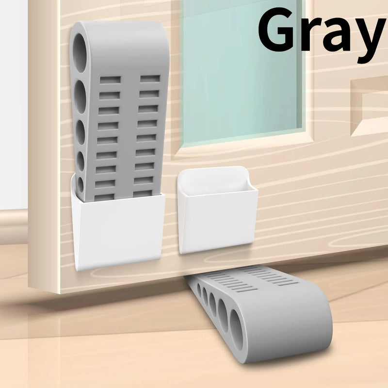 1pc Door Wedges for The Bottom of Doors - Set of Two with a Holder, for Use in Homes, Offices, Dorms, Classrooms, And Garages.