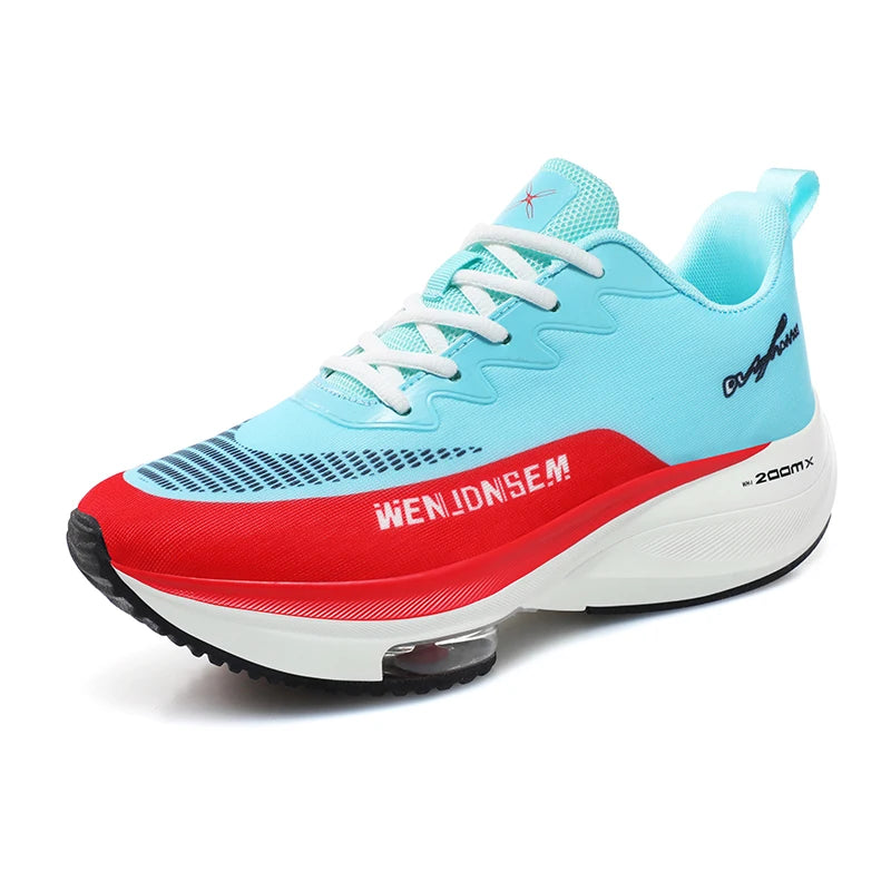 Mens Running Shoes Lightweight Breathable Mesh Sports Flat Soft Cushioned Soles Comfortable Walking Casual Fashion Sneakers Man