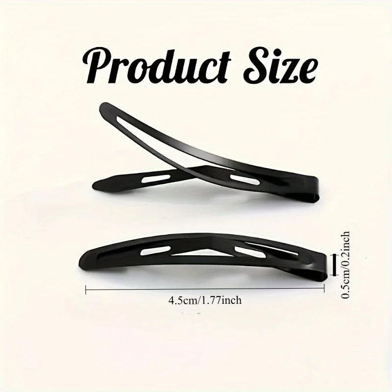 10/20pcs Black Metal Hairpin - Elegant Rectangular Hairpin, Smooth Edge and Sharp Top,Ensure That Women's Hair Is Firml