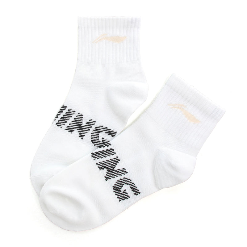 Li-Ning Unisex 3Pairs Socks Sports Style Men Women 22-28cm Breathable LiNing Letters Comfortable Sport Sock AWSU025