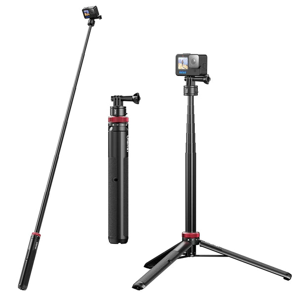 ដំបង Selfie ដែលអាចពង្រីកបាន Ulanzi Go-Quick II ទំហំ 1.4 ម៉ែត្រ សម្រាប់កាមេរ៉ា GoPro Hero 13 12 11 10 DJI Insta360 ដំបងបន្ថែមសម្រាប់កាមេរ៉ា