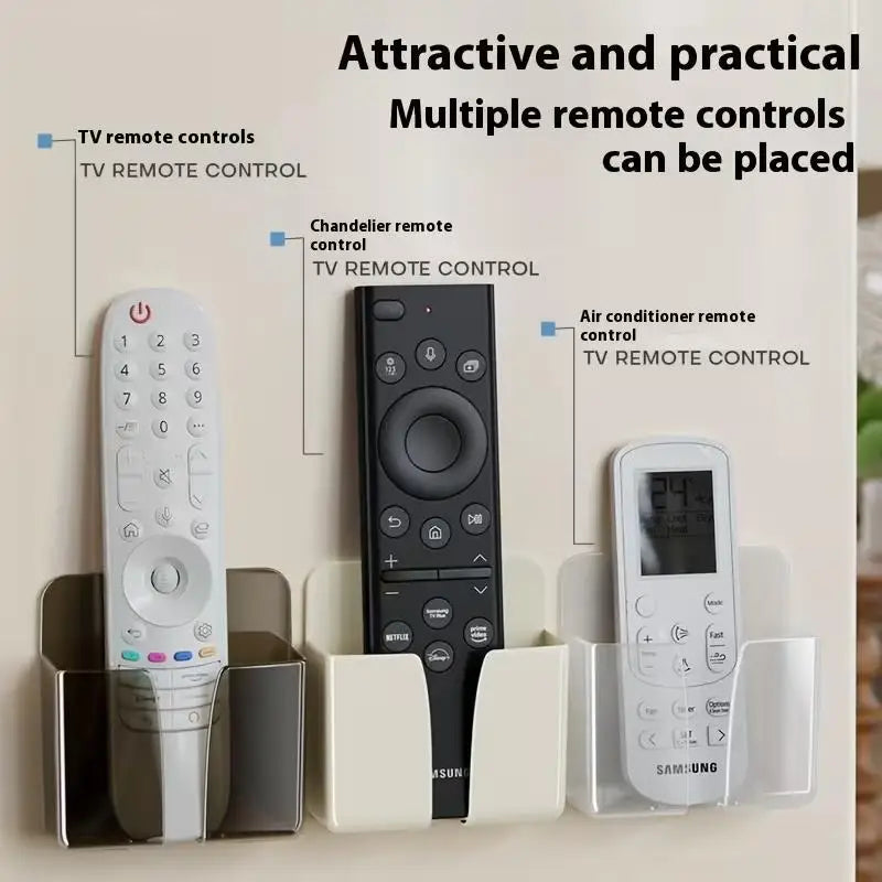 2pcs Wall-Mounted Phone Holder – 3 Colors, No Nails, Adhesive Mount, High-Quality Case, Mobile Wall Stand