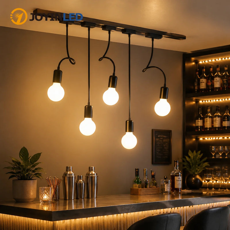 ភ្លើងបំភ្លឺផ្លូវ JOYINLED E27 ចង្កៀងបំភ្លឺផ្លូវប្រភេទ H សម្រាប់ហាងសម្លៀកបំពាក់បារ ភ្លើងបំភ្លឺសម្រាប់តាំងបង្ហាញពាណិជ្ជកម្ម