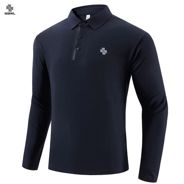 SBWL 2026 Spring/Autumn Outdoor Sports Golf Running Leisure Sports POLO Long-Sleeved T-Shirt Lined with High Quality Base Shirt