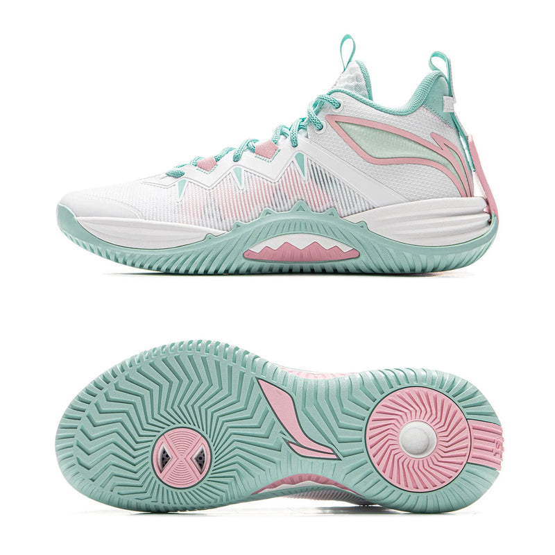 ស្បែកជើងបាល់បោះបុរស Li-Ning BADFIVE STORM 2025 ក្រៅផ្ទះ BOOM ទន់ស្រួល TUFF OS ស្បែកជើងកីឡា LiNing ដែលអាចពាក់បាន ABFV017