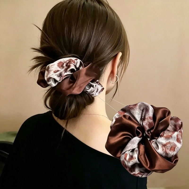 Maruko Large Intestine Hair Hoop 2026 New Sensation Head Flower Disc Hair Artifact Head Rope Advanced Intesti