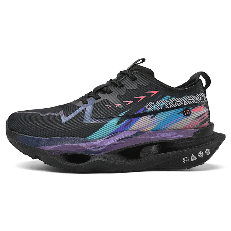 Unisex Sports Shoes Fashionable Mesh Breathable Outdoor Running Shoes Soft Sole Shock-absorbing Anti Slip Training Shoes for Men