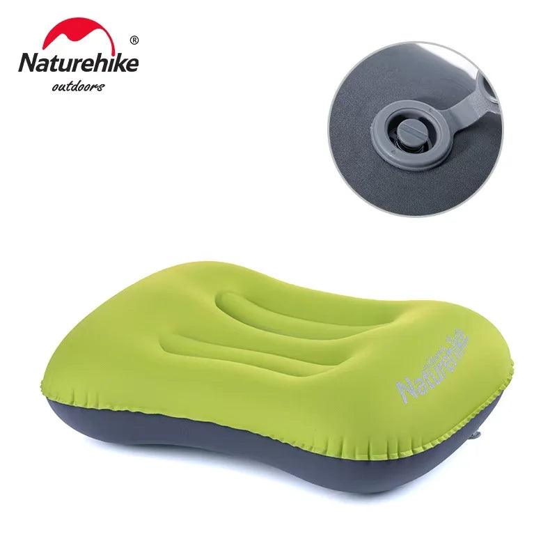 Naturehike TPU Inflatable Pillow Outdoor Camping Ultralight Portable U-shaped Pillows Neck Protection Travel Home Office Cushion