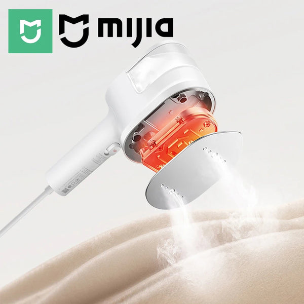 MIJIA Handheld Steam Iron,30kPa Boosted Garment Steamers,150 ML Tank,30s Heat-Up,Sanitizes 99.99%,CN Version With Adapt
