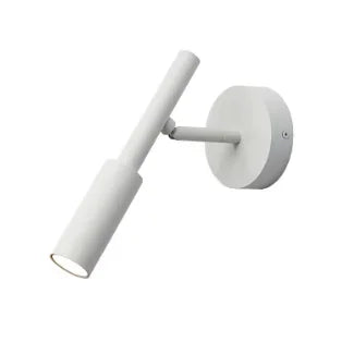 Modern Black Whtie Bedroom Spot Wall Lamps Metal Body Hotel Room Reading Lights Wall Sconce LED Rotatable Decoration Corridor
