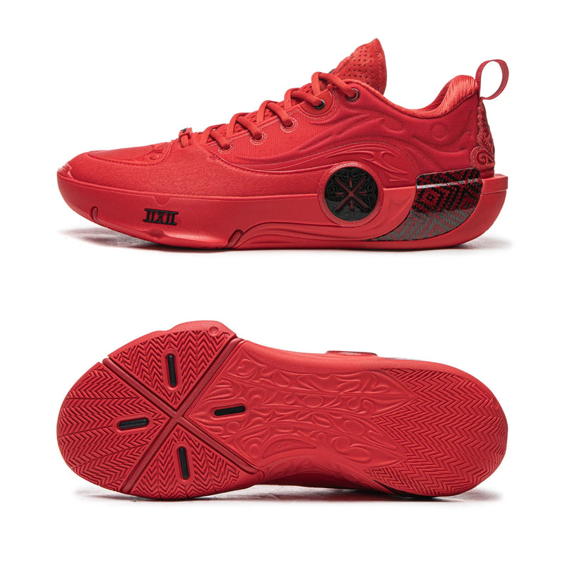 ស្បែកជើងបាល់បោះអាជីព Li-Ning សម្រាប់បុរស WAY OF WADE 12 SUPER BOOM ធ្វើពីសរសៃកាបូន LiNing សម្រាប់ការប្រកួត ABAV085