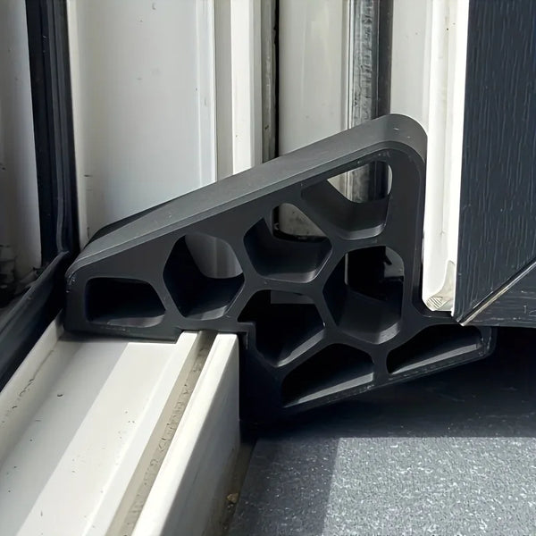 1pc Window Balcony Door Stop with Rail Lock, Furniture Accessory,Non-slip Balcony Window Stopper Home Office Door Clip