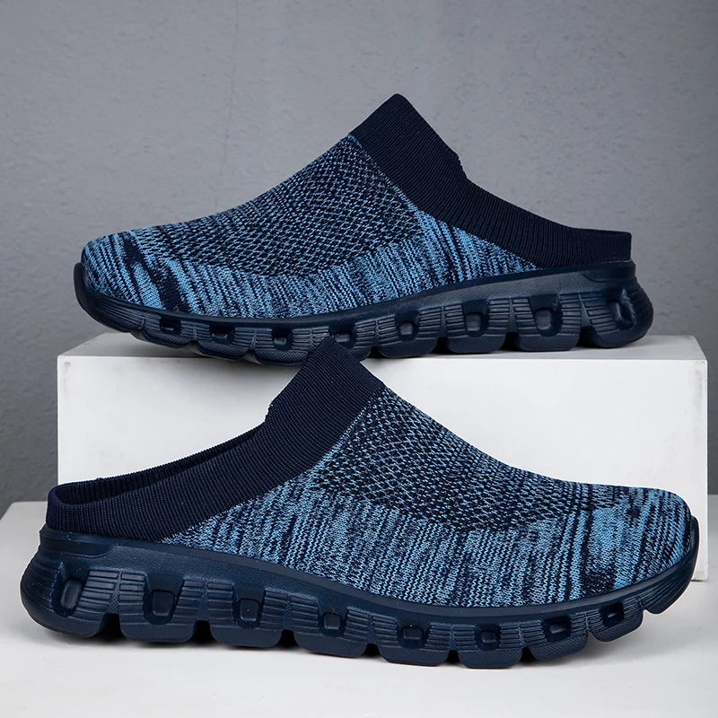 Couples Walking Shoes Big Size 2025 Lightweight Breathable Flat Sneakers Lightwieght Casual Trendy Summer Slippers for Men Women