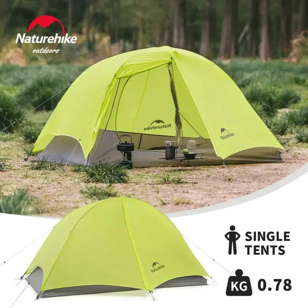 Naturehike 2025  New Star River EXT Ultralight 2Person Hiking Tent Expandable Double Canopy Double Door Window Camping Tent