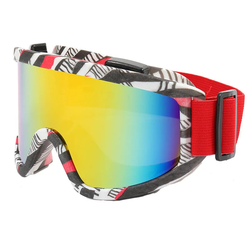 Ski Goggles Windproof Anti-Collision Anti-Glare Lens Outdoor Sport Snow Snowboard for Snowboarding Skiing Winter Anti-Fog