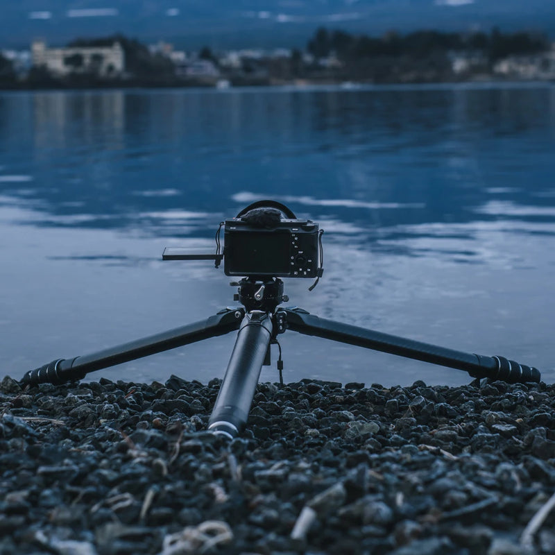ជើងកាមេរ៉ា Ulanzi Falcam TreeRoot Quick Lock Travel Tripod ធ្វើពីសរសៃកាបូន អាចប្រើបានជាមួយបន្ទះ Arca-Swiss F38 Pro Quick Release