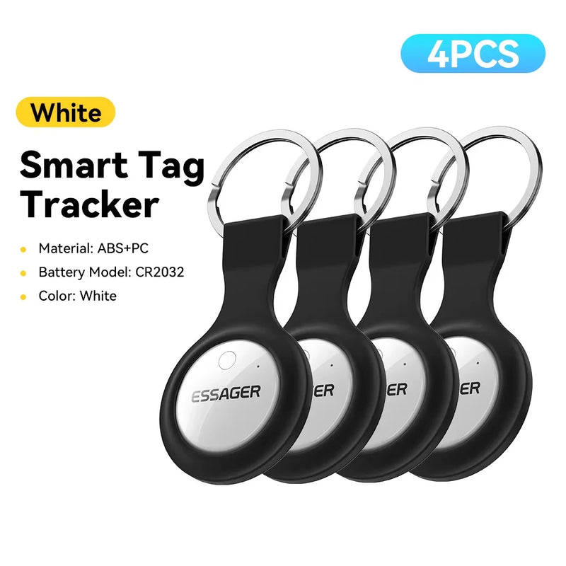 ឧបករណ៍តាមដានសុវត្ថិភាព ESSAGER SmartTag ជាមួយ IP Find My Bluetooth GPS Locator សម្រាប់ iPhone កាបូប សោ វ៉ាលី សត្វចិញ្ចឹម ឧបករណ៍ប្រឆាំងការបាត់បង់