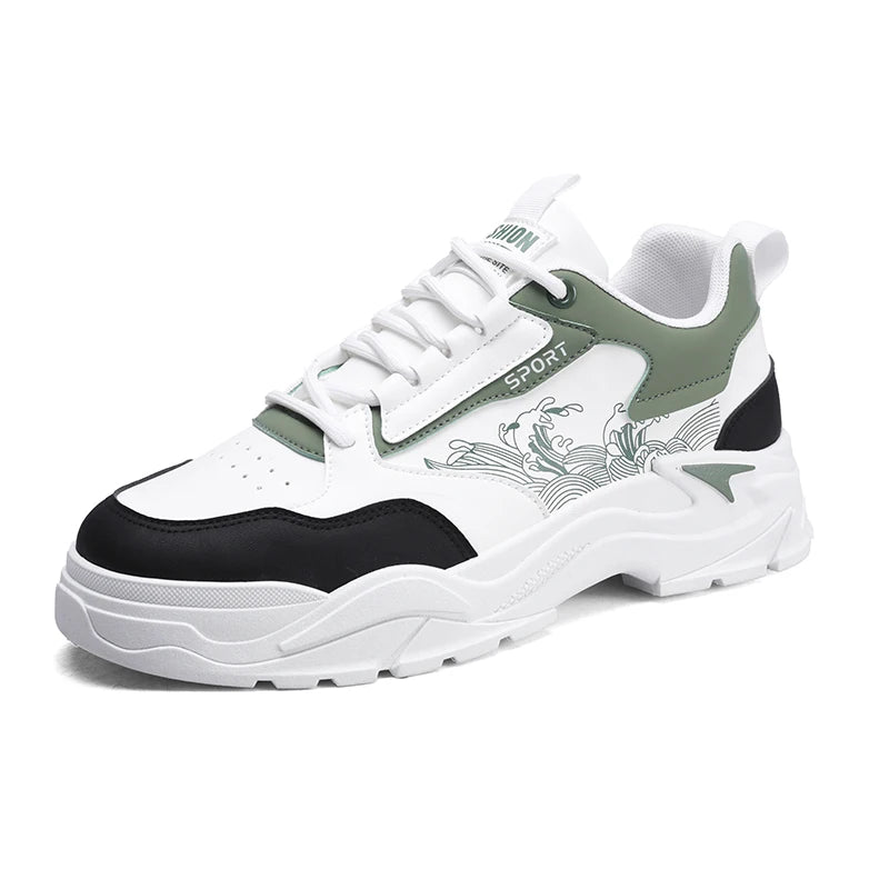 Men's high-quality thick-sole casual shoes Four Seasons Soft-sole Comfort Outdoor Walking Board Shoes Youth Fashion Flat Shoes