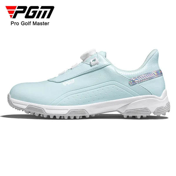 PGM Women Golf Shoes with Waterproof and Anti Slip Knobs, Comfortable and Casual Sports Sneakers XZ331