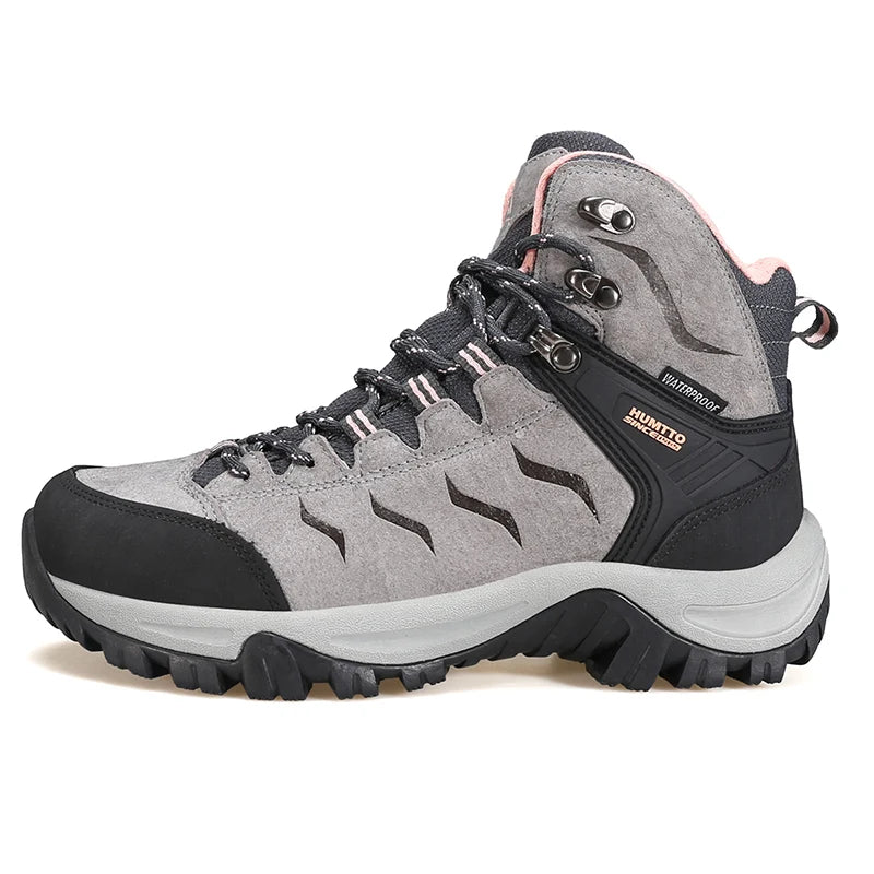 HUMTTO Hiking Shoes for Women Waterproof Sports Climbing Trekking Woman Boots New Luxury Designer Winter Outdoor Womens Sneakers