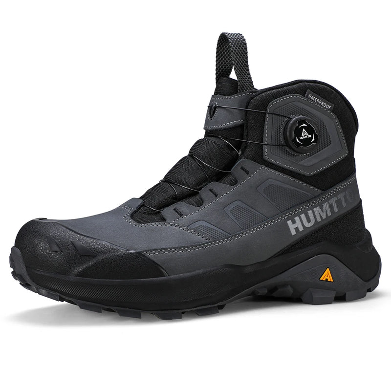 HUMTTO Outdoor Mountain Climbing Hiking Shoes for Men 2025 Winter High Top Anti Slip Sneakers Professional Trekking Boots Man