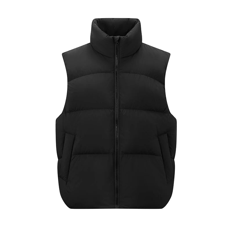 Semir Men Down Vest Solid Color Puffer Windproof Water Repellent 90 Percent Down Fill 2026 New Winter Daily Wear